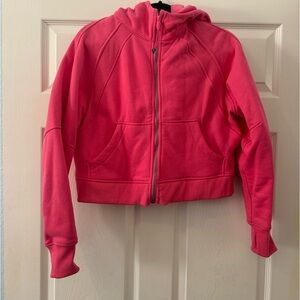 Lululemon Cropped Oversized Full Zip Scuba Jacket